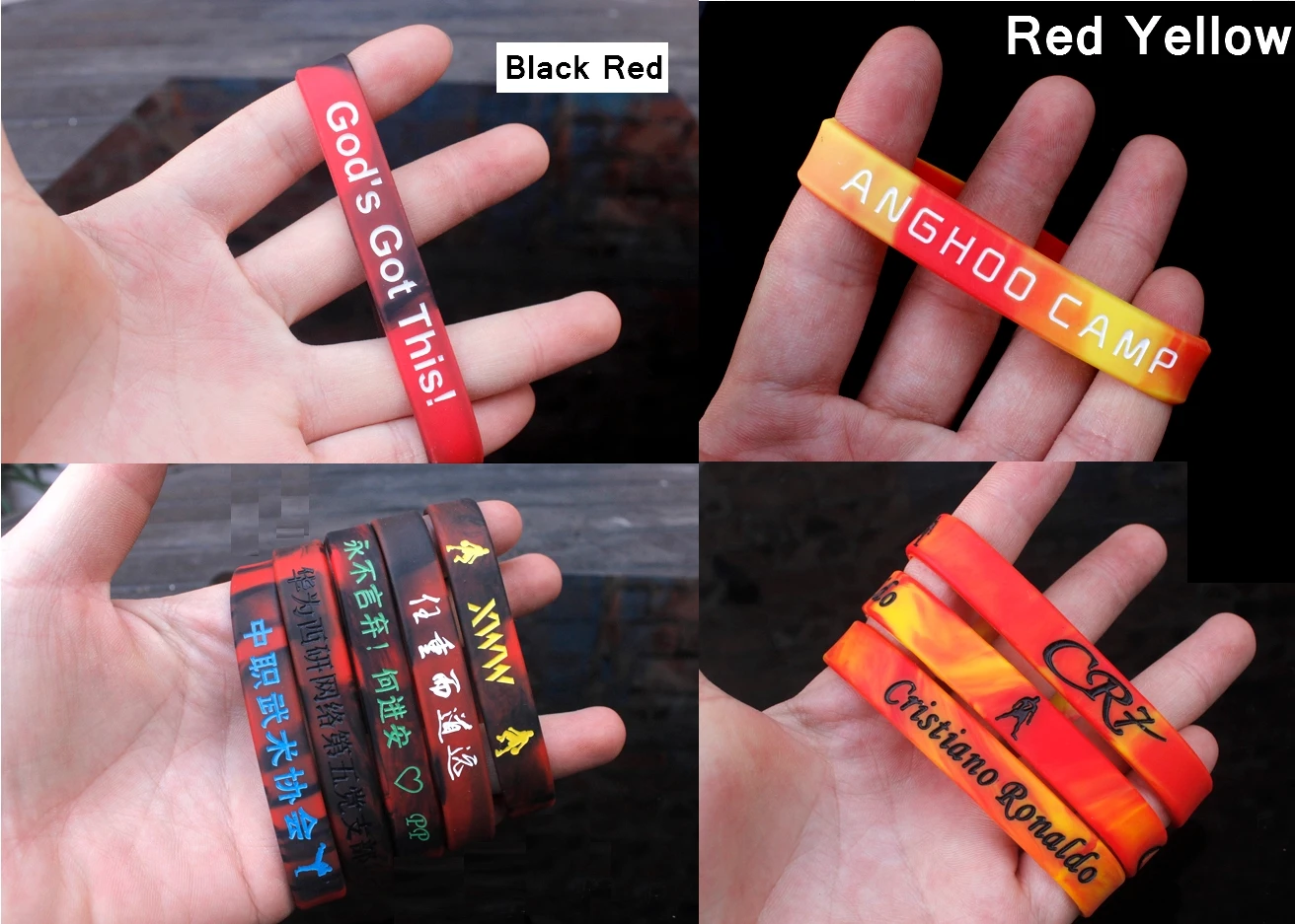 1 Stück graviert personal isierte benutzer definierte Armband sos id Armband Telefon nummer Silikon DIY Band für Geburtstags feier Ereignisse Anti-Lost – Detail 25