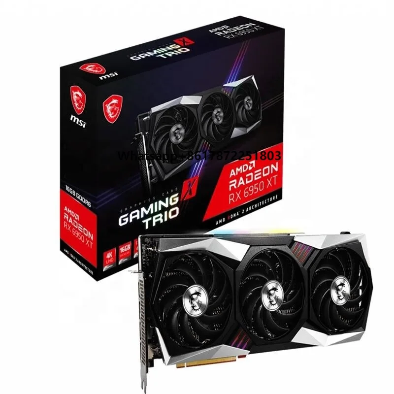 

Radeon RX 6950 XT Gaming X TRIO 16G Gaming Graphics Card Gpu for Gamers With Incredible Performance