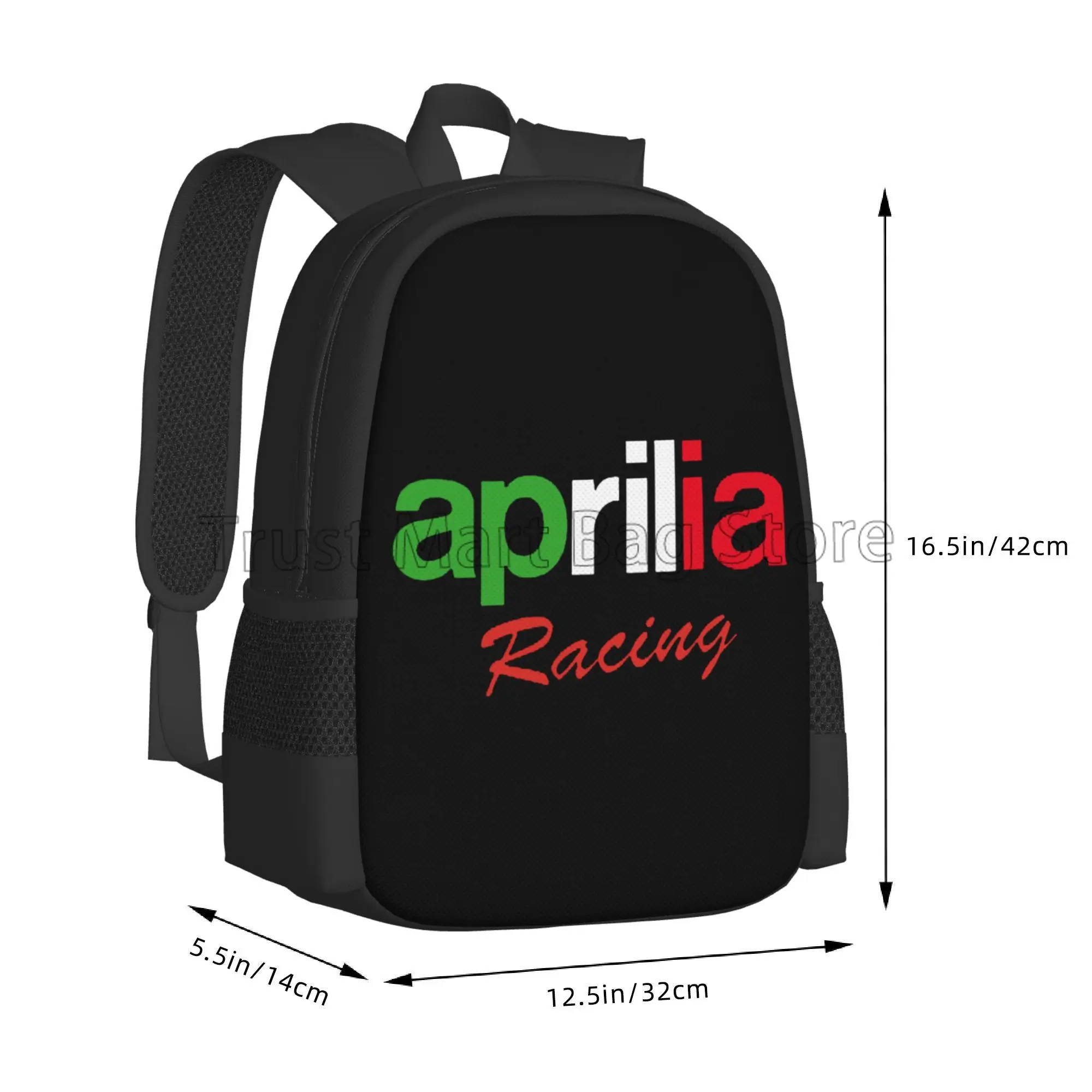 Aprilia Racing Backpack Casual Should Bags Daypack Lightweight Travel Bag College School Book Bag Backpacks for Teens Adults