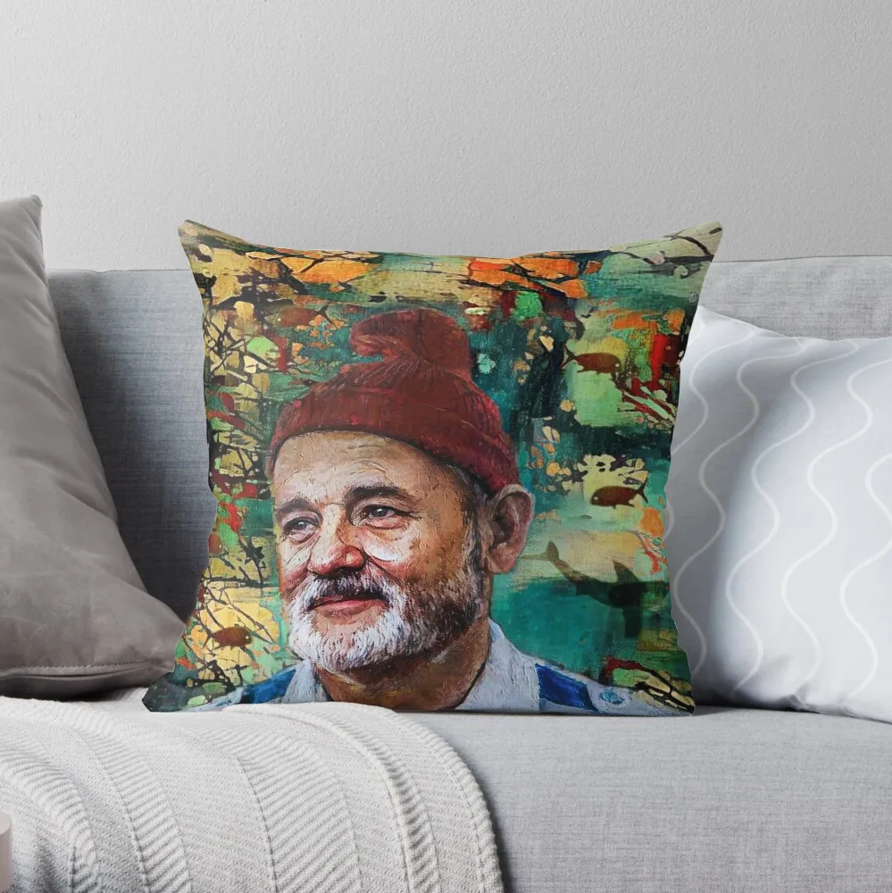 

Декоративная подушка Zissou - Bill мрамор, наволочка для подушки в эстетике