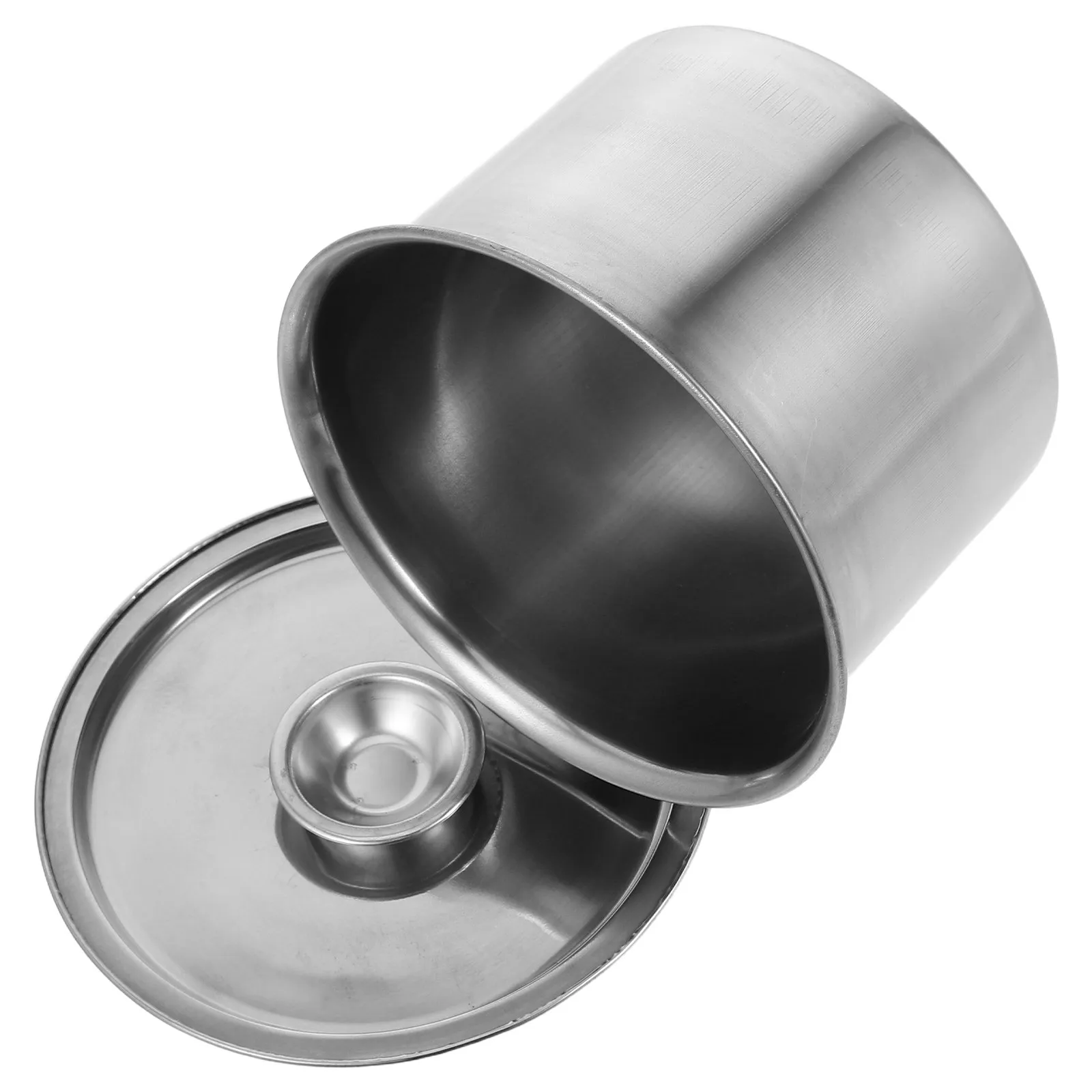 Stainless Steel Ice Cream Storage Container Freezer Safe Reusable Easy Clean Sleek Design Maintains Original Flavor Texture