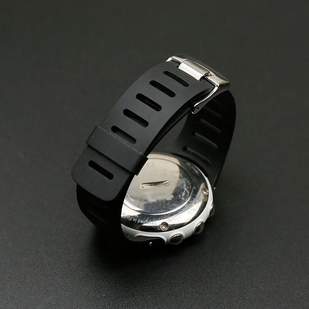 Rubber Strap Men\'s Pin Buckle Watch Accessories For Suunto T1 T1C T3 T3C T3D T4C T4D Sports Waterproof Silicone Strap Watch Band