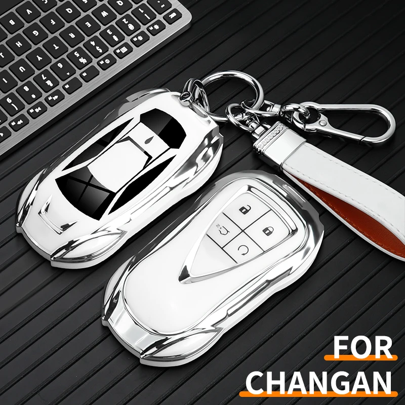 TPU Unique Sports Car Styling Funda Llave For Changan CS35PLUS CS55PLUS CS75 PLUS Eado UNI-T UNI K Car Key Protective Case