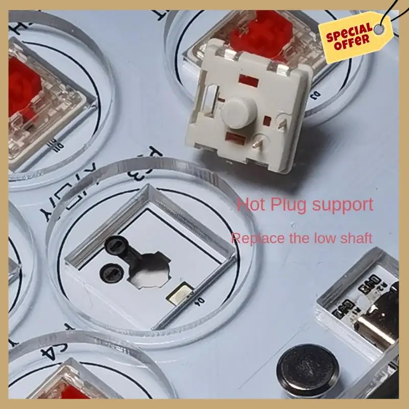 ممر عصا التحكم Hitbox شارع مقاتلة تحكم القتال عصا أذرع التحكم في ألعاب الفيديو زر ميكانيكي للكمبيوتر/PS4/Switch-WMAN