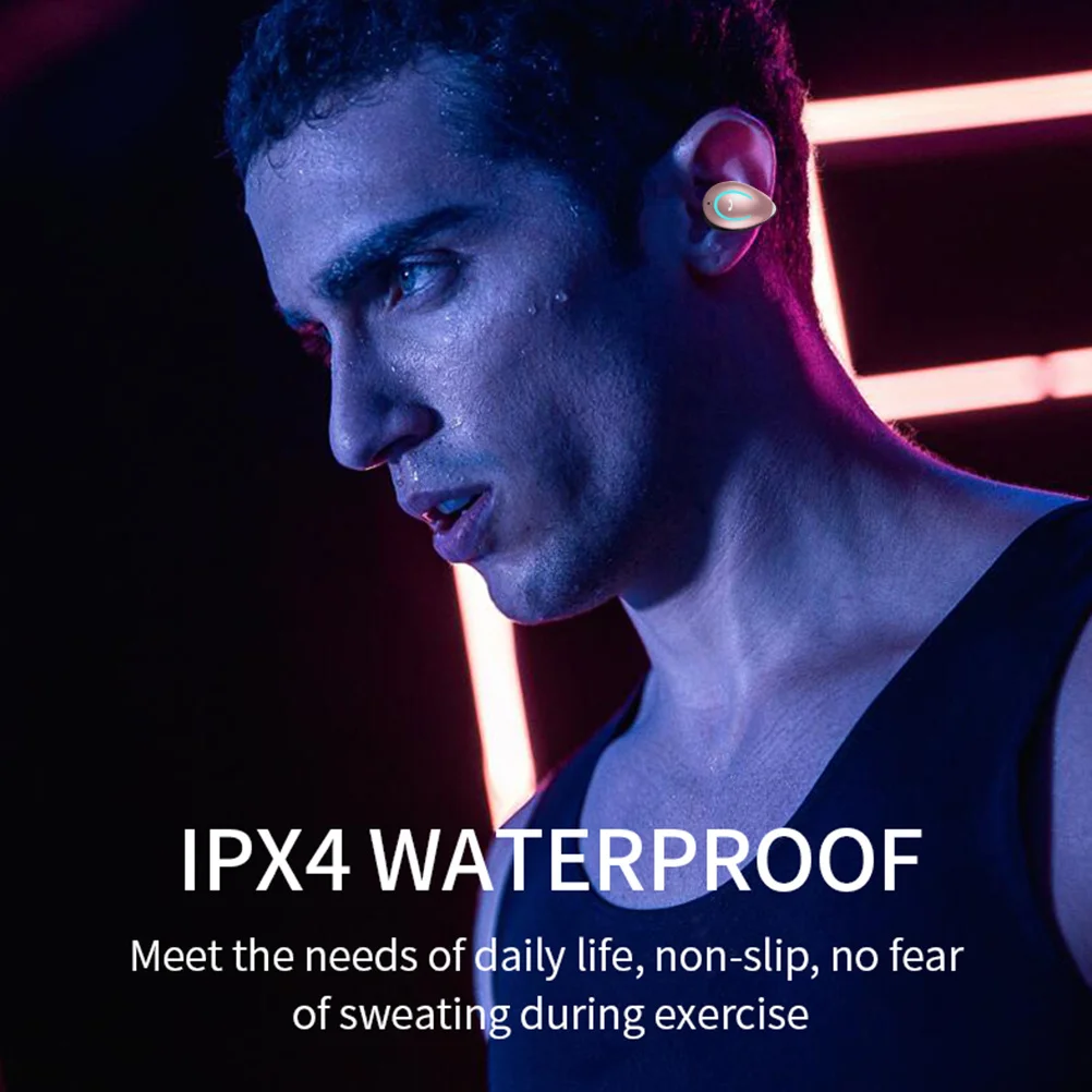 

Wireless Earbuds 50 mAh Mini Invisible Headset for Clear Call Noise Reduction Lightweight Comfortable Fit Stereo Sound