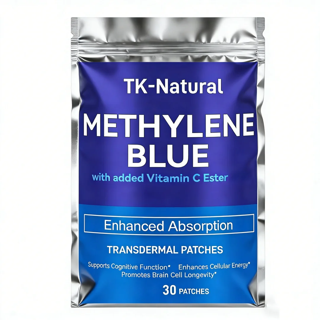 30 Patches Methylene Blue Transdermal Patches USP Grade Quality Third Party Tested, Ultimate Brain Boost Improves Memory
