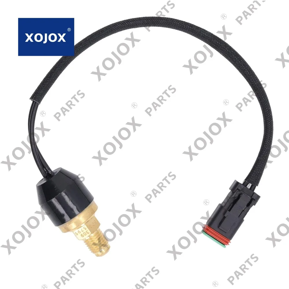 

XOJOX 309-5795/106-0179x03 Датчик давления моторного масла Переключатель датчика Латунный переключатель давления Замена датчика для E307 E312 313b