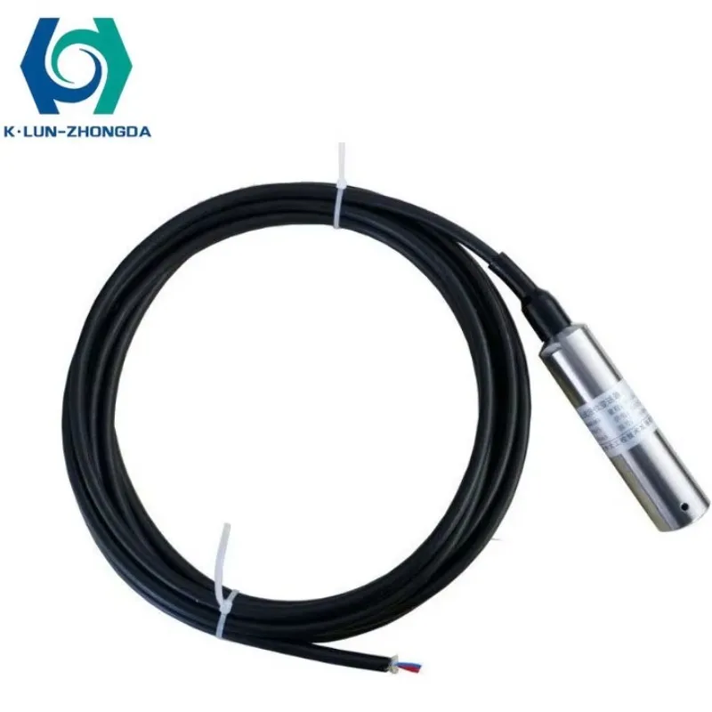 IP68 High Accuracy 0~200m Liquid Level Sensor 4~20mA RS485 Water Tank Level Sensor Piezometer
