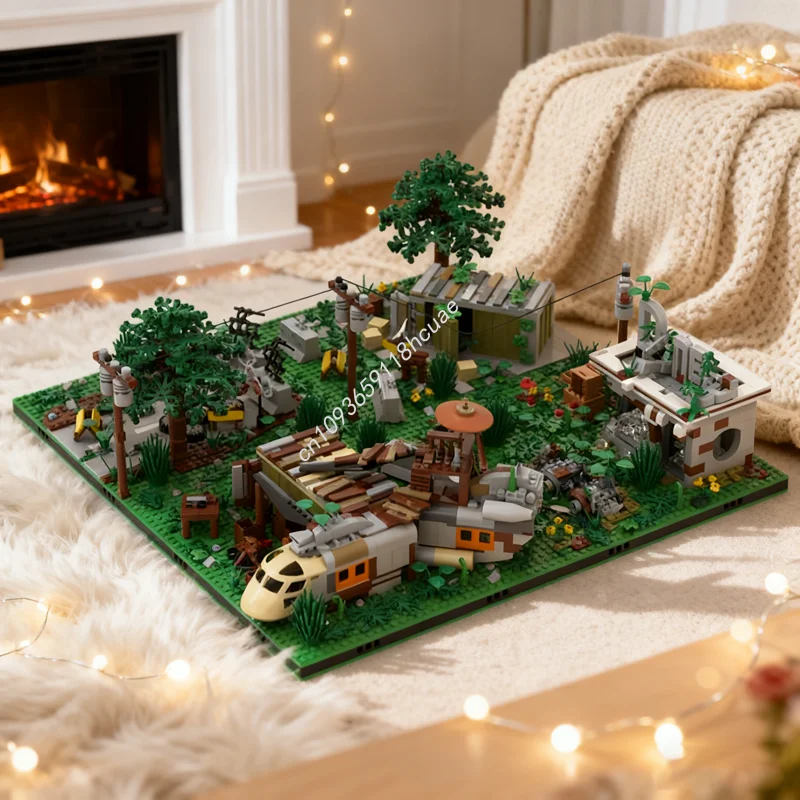 

2715pcs MOC Apocalypse World Diorama Model Building Blocks Christmas Gift Architecture DIY Creative Idea Toys Education Brick