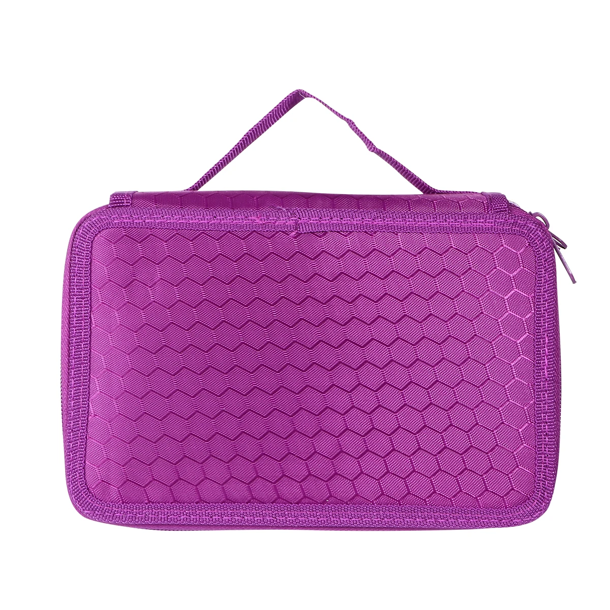

1pc 72 Slots Pencil Case 4-Layer Stationery Box Large Capacity Oxford Cloth Smooth Zipper Pencil Bag Colored Pencils Sets