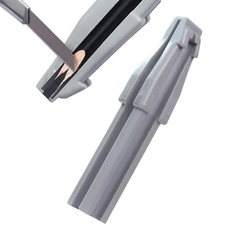 Duckbill-shape Eyebrow Pencil Shaper Cosmetic Art Pencil Eye Makeup Shaping Tool For Waterproof Peel-Off Brow Pencils