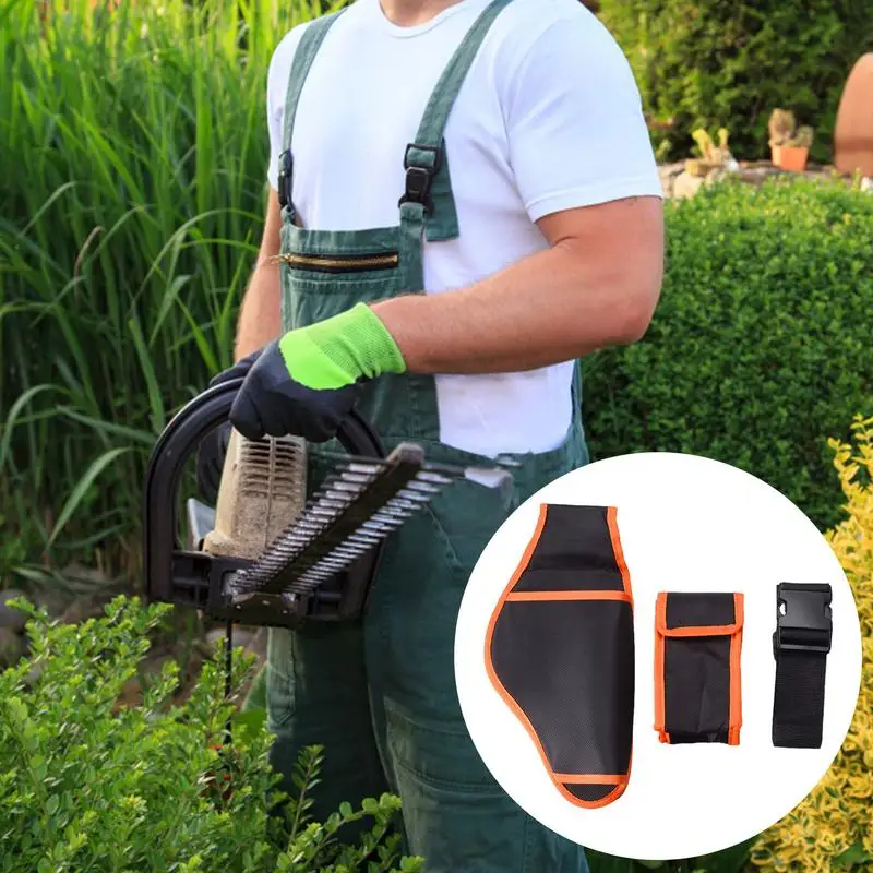 Riñonera de jardinería ajustable resistente al desgaste, bolsa de herramientas de jardinería, bolsa de cinturón duradera portátil para jardinería,