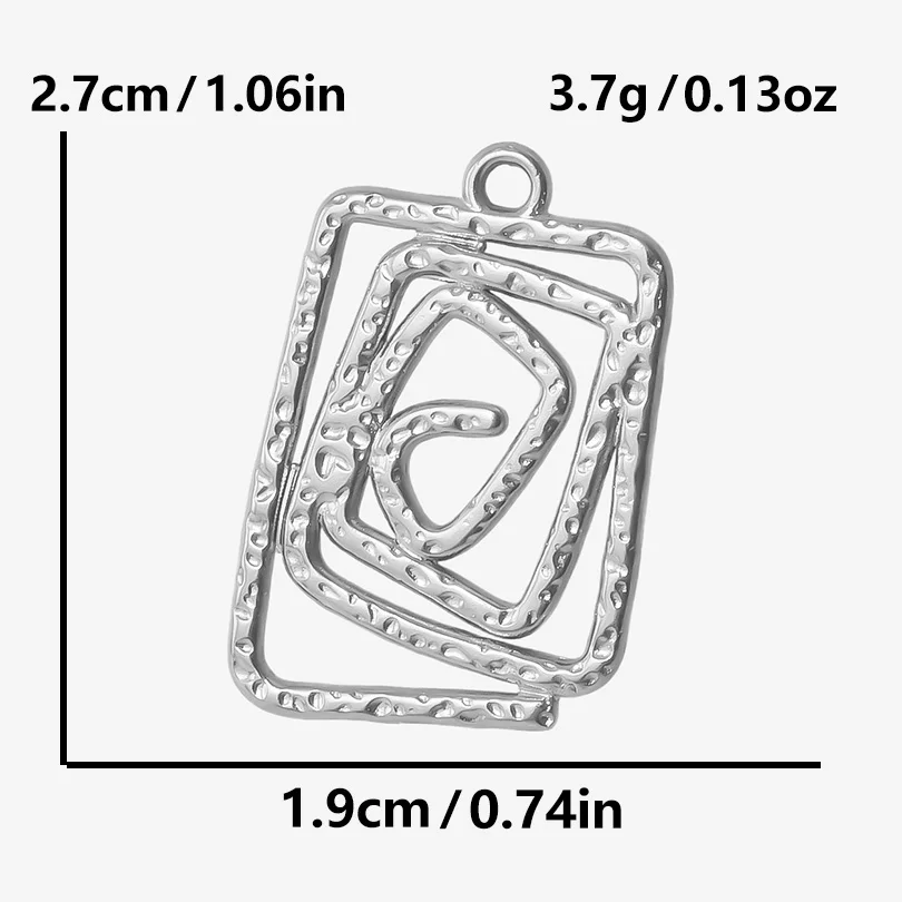 10 Stuks Nieuwe Geen Vervagende Zilveren Kleur Mode Korte Hanger Geometrie Versnelling Zon Schroefdraad Bloemvouwen Charmes Diy Sieraden Maken - afbeelding 1