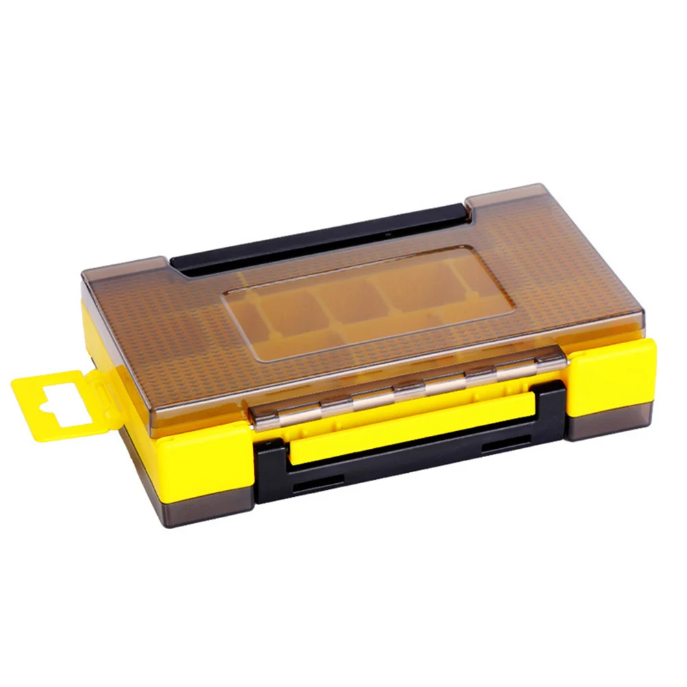Lure Box Double-Sided Fishing Gear Organizer With Movable Compartments And Detachable Dividers For Bait Storage S M Sizes Green