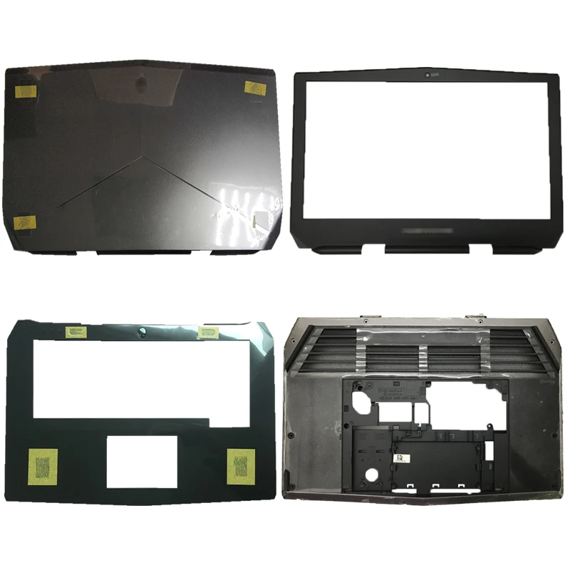 New portable lcd back/front frame/handrest/bottom base case cover for dell alienware 13 r1 r2