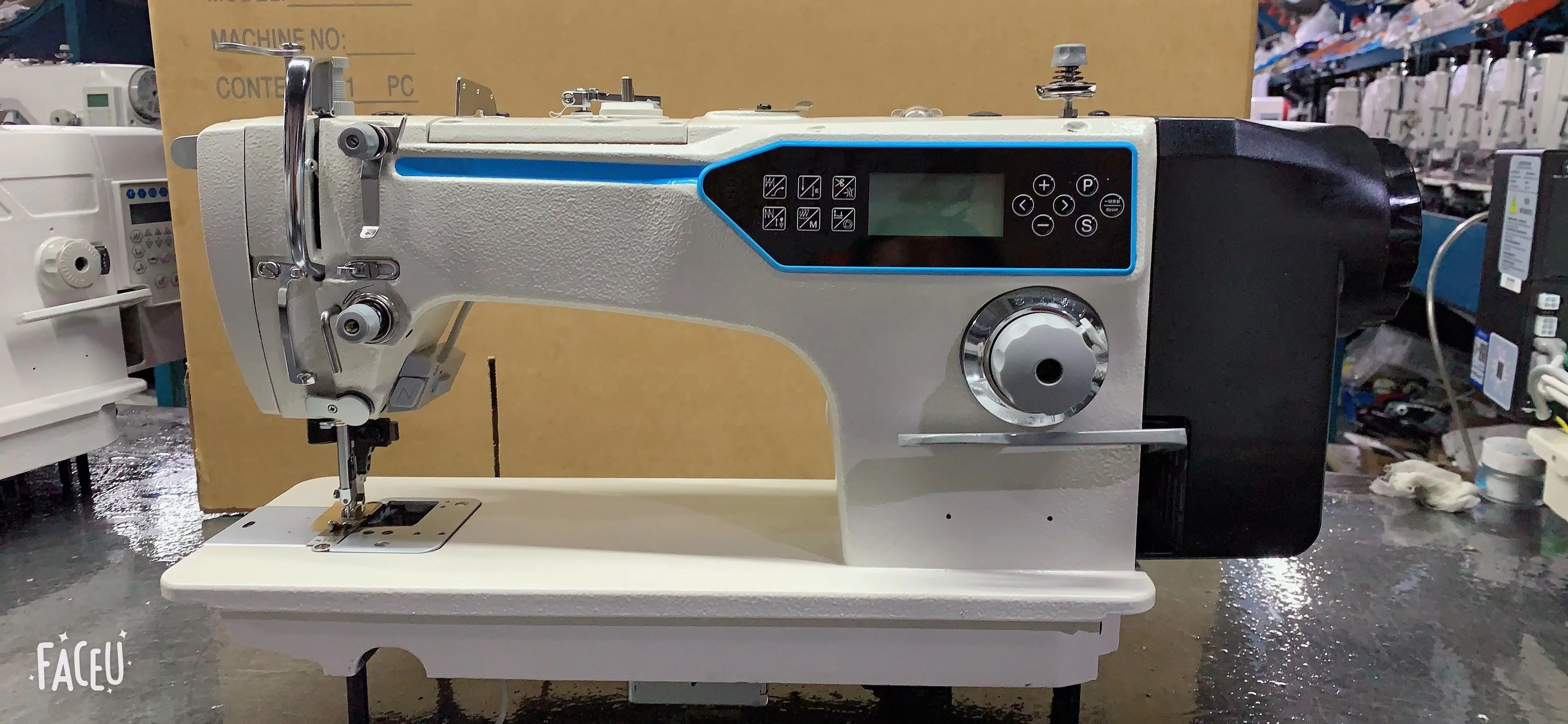 QK-800-A6  Single Step Automatic Computerized Flatbed Lockstitch Industrial Sewing Machines Factory Direct Price