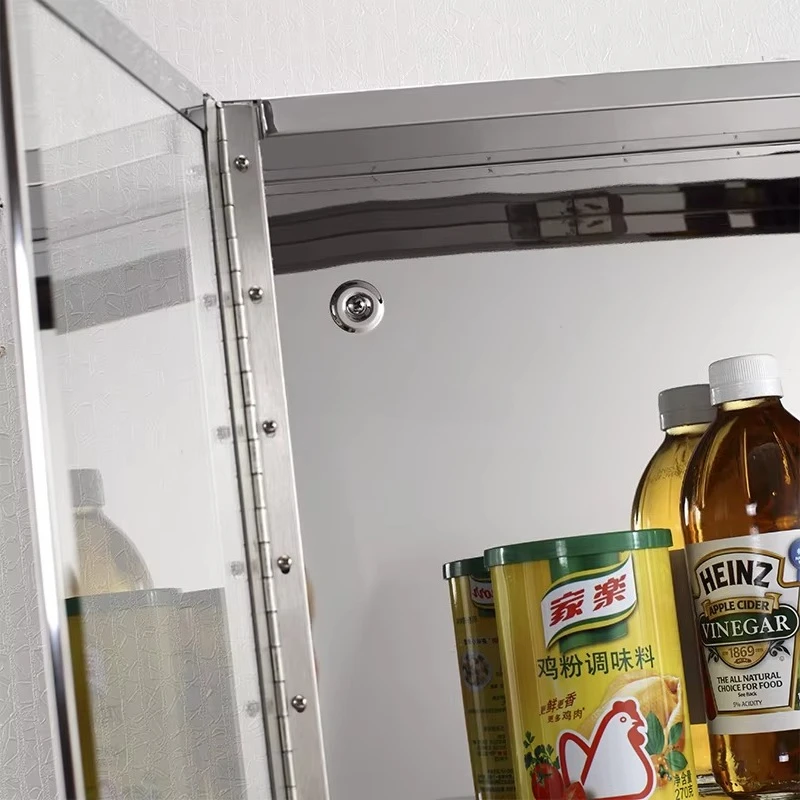 Fashion Design Kitchen Steel Cabinet and Metal Cupboard Kitchen Cabinet