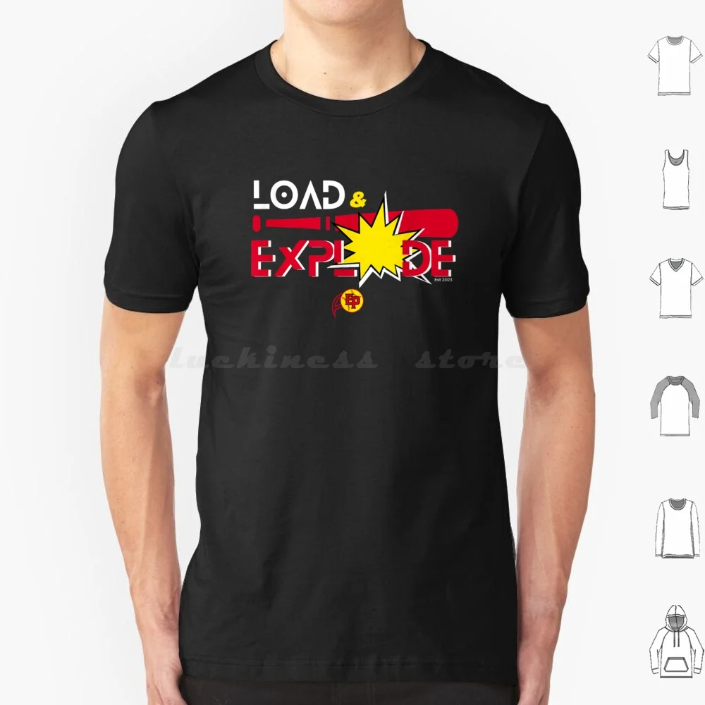 Load & Explode Ep Softball T Shirt 6xl Cotton Cool Tee Softball Explode Prairie Eden Ep Load