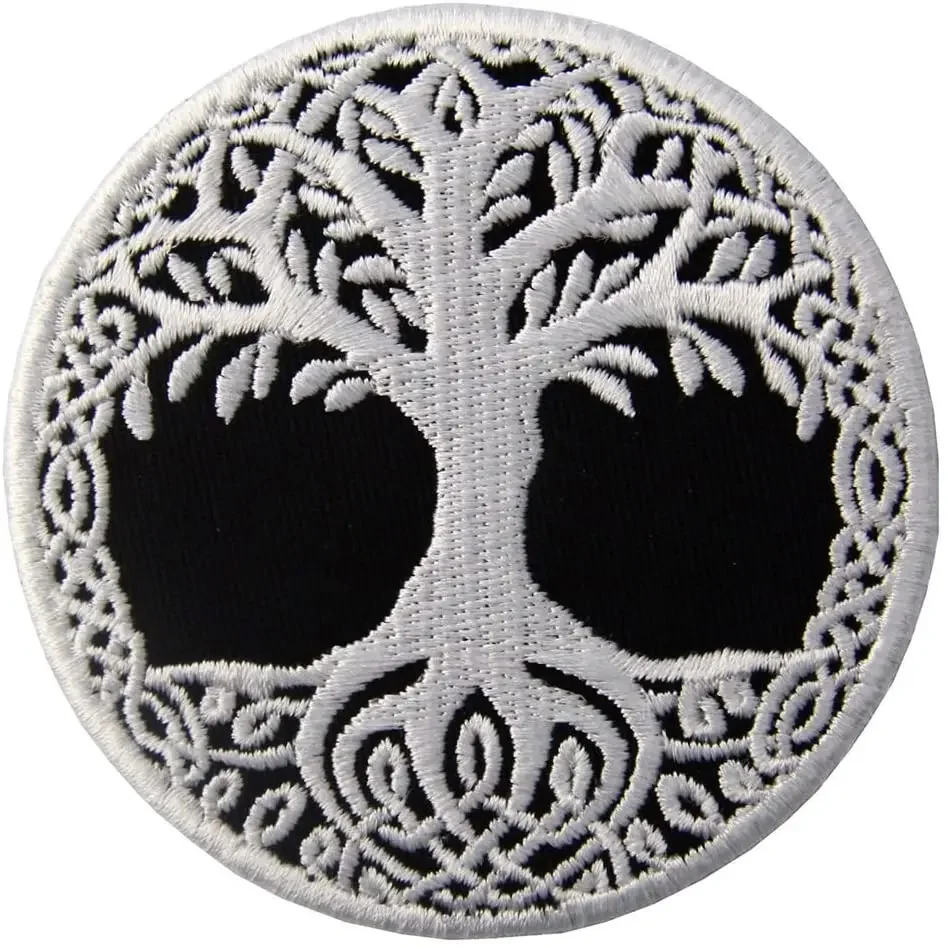 

The Tree of Life Embroidery Patch Armband Badge Decorative Sewing Applique Embellishment Tactical Glow In Dark Patches