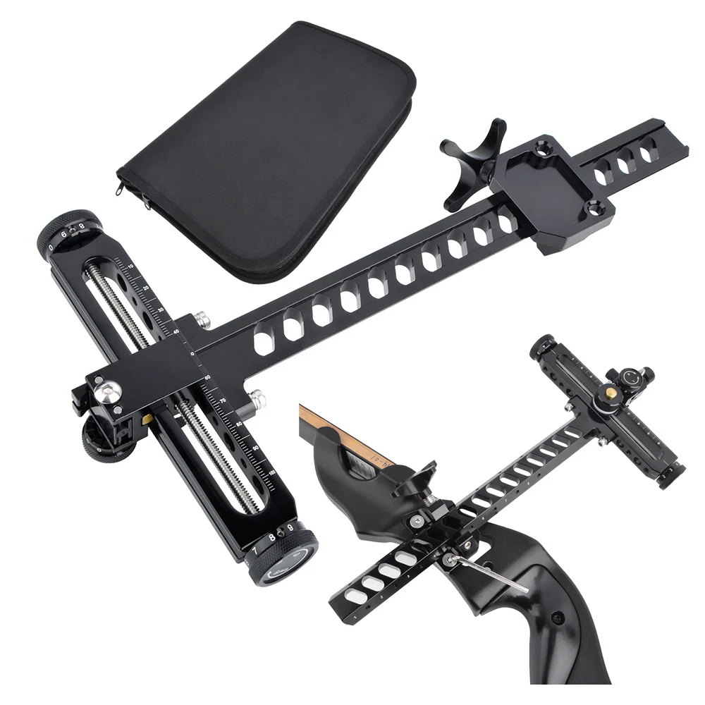 

9Inch 1 Pin Recurve Bow Sight Adjustable High Precision Archery Accessory for Hunting Target Practice Shooting Accessories