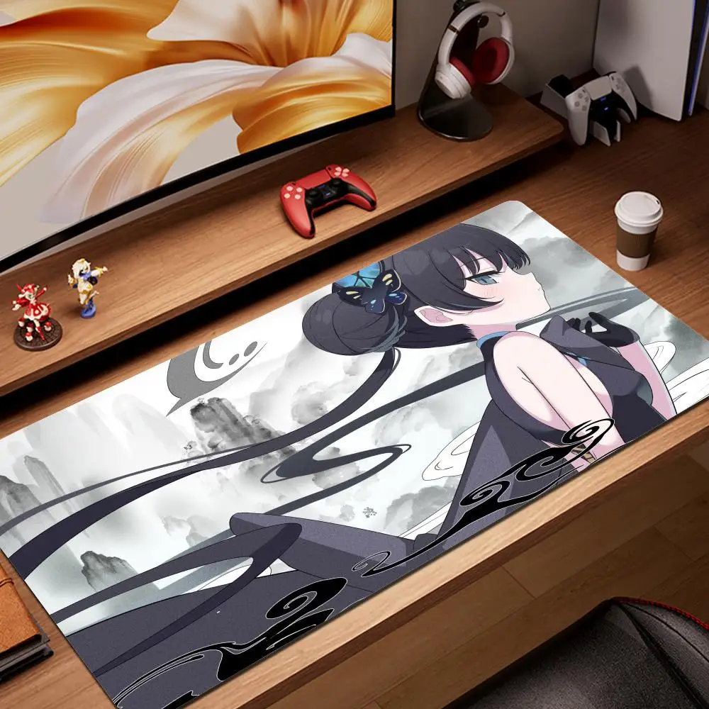

Ryuuge Kisaki hentai Sexy girl Blue Archive Game HD print Mousepad Large Keyboard Gaming Mouse Pad LockEdge PC E-Sports Desk Mat