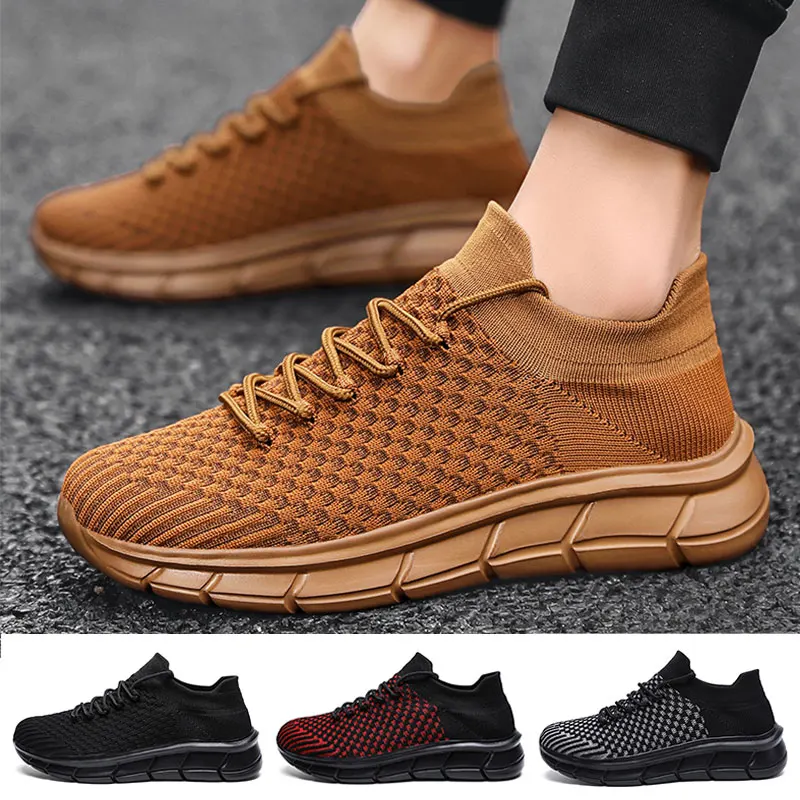 

Women Men Sneakers Outdoor Breathable Sock Shoes for Walking Training Low Top Casual Shoes Men Running Shoes Plus Size 36-46