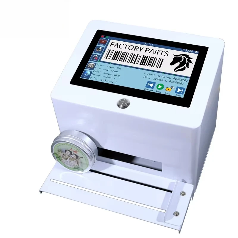 Expired Data QR Code Barcode Series Number Printing Desktop Static Inkjet Printer