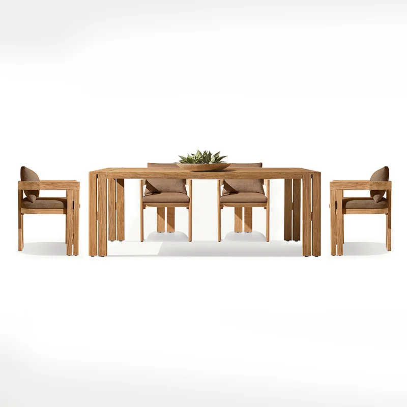 

Customizable Garden Outdoor Teak Dining Table and Chairs