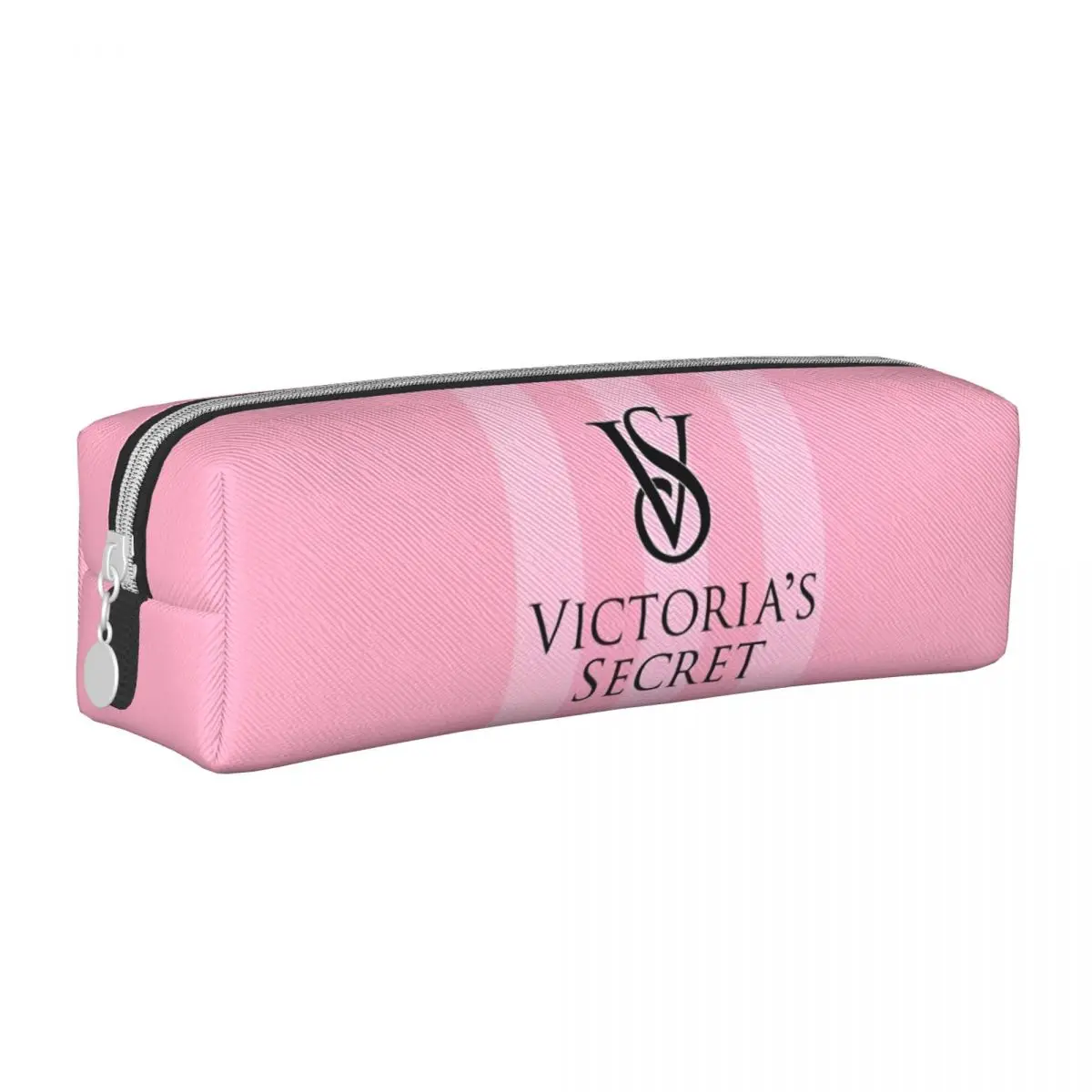 V-Victoria\'s S-Secret Stripe Pencil Cases Fun Pen Bag Student Large Storage Students School Gift Pencil Box