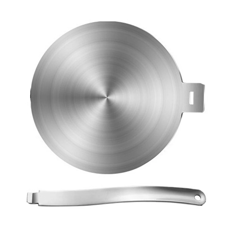 Heat Diffuser Plate 13/20/24/28cm Stainless Steel Heat-conducting Plate For Gas Cooker Induction Cooktops Plate Adapter
