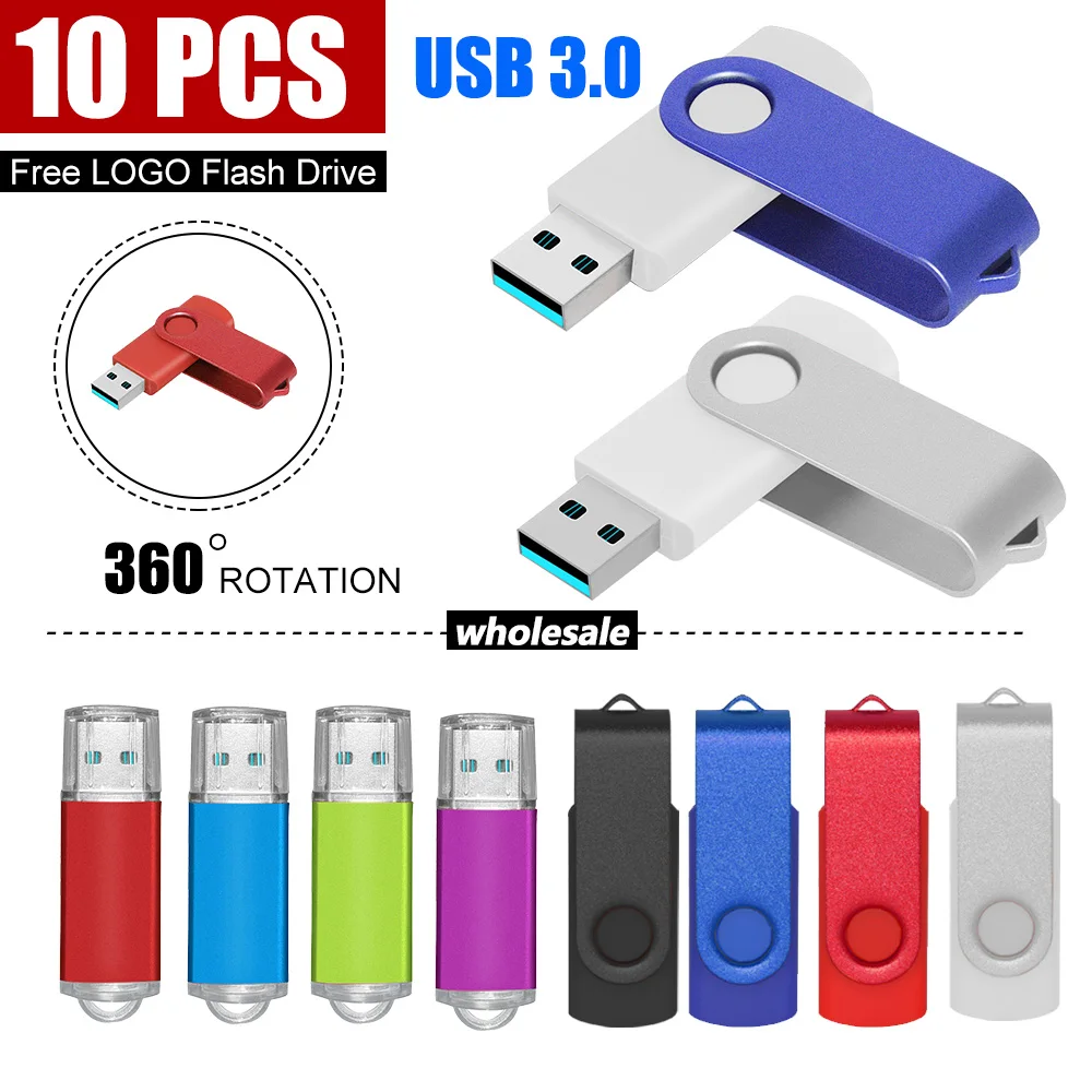 

Low Price 10Pcs/lot USB Flash Drives 3. 0 8GB Usb key Pen Drive 16GB 32GB Flash Disk 64GB 128GB Memory Stick Free Custom Logo