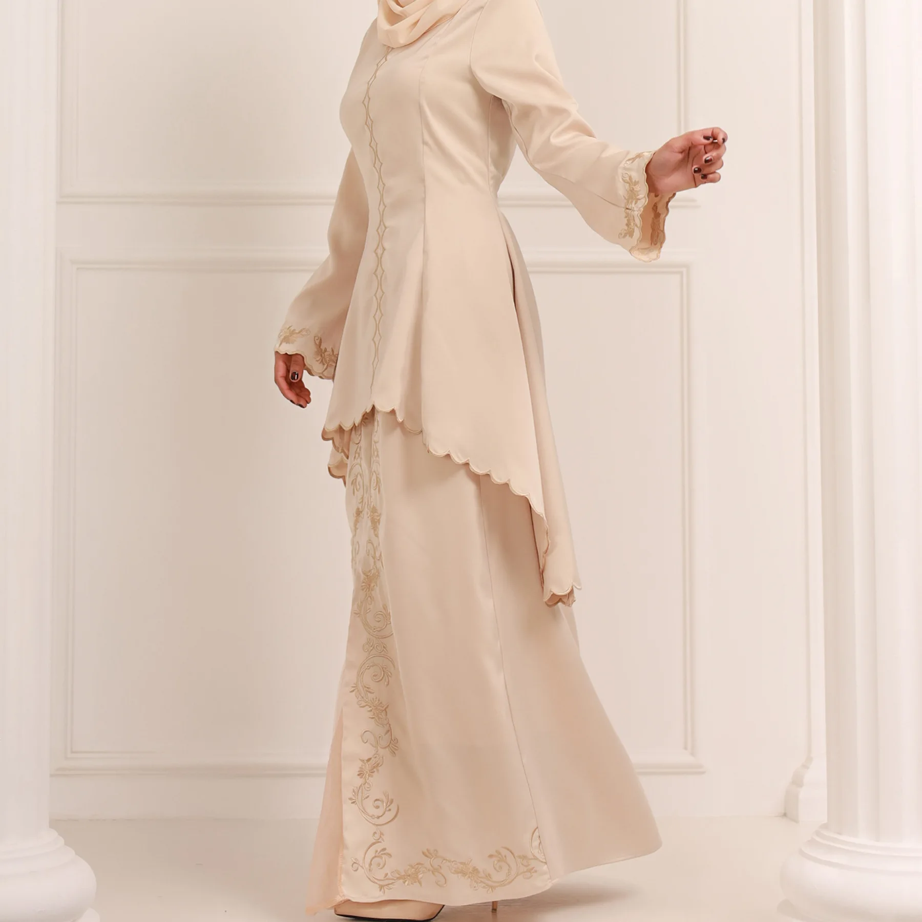 Moda Kimono musulmano Abaya Cardigan Ramadan Dubai turchia Eid Dress islamico allentato abiti comodi per le donne