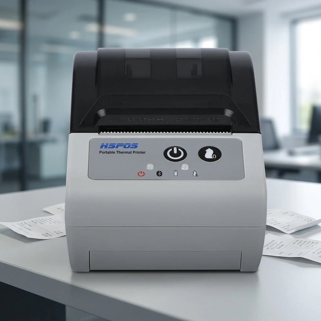 HSPOS P58CAI 2 Inch Portable Thermal Receipt Printer Bluetooth Auto Cutter Waterproof 235g Pocket for Outdoor Use