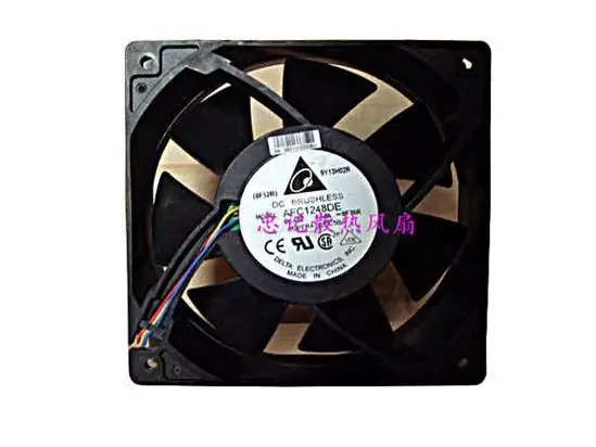 Delta Electronics AFC1248DE 8F76R DC 48V 1.64A 120x120x38mm 4-Wire Server Cooling Fan