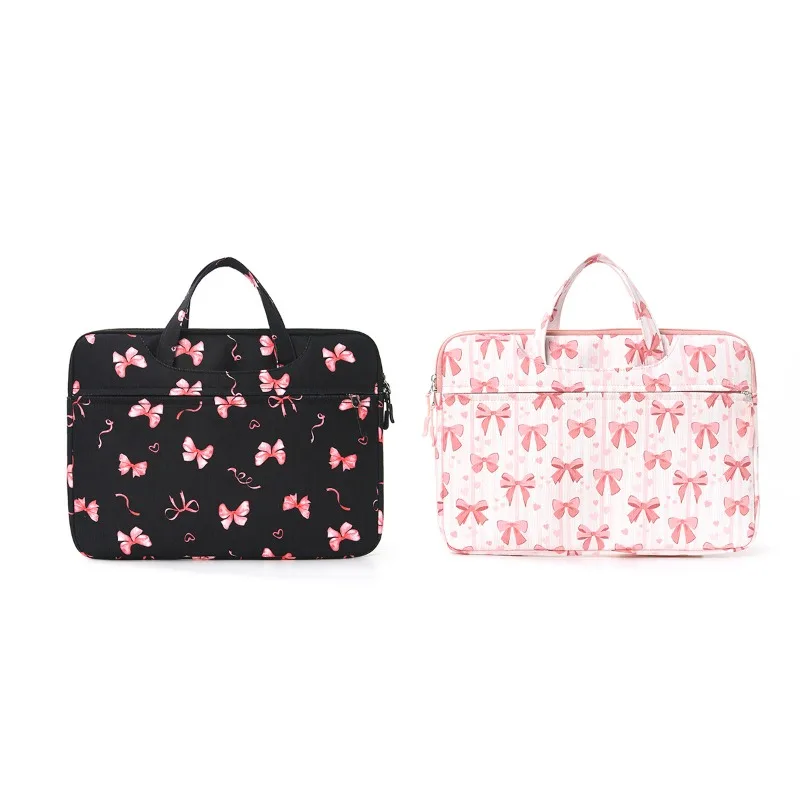 

Laptop Shoulder Bag Portable Single-Shoulder Printed Inner Pouch Large Capacity Handheld Style Fashionable Computer Bag