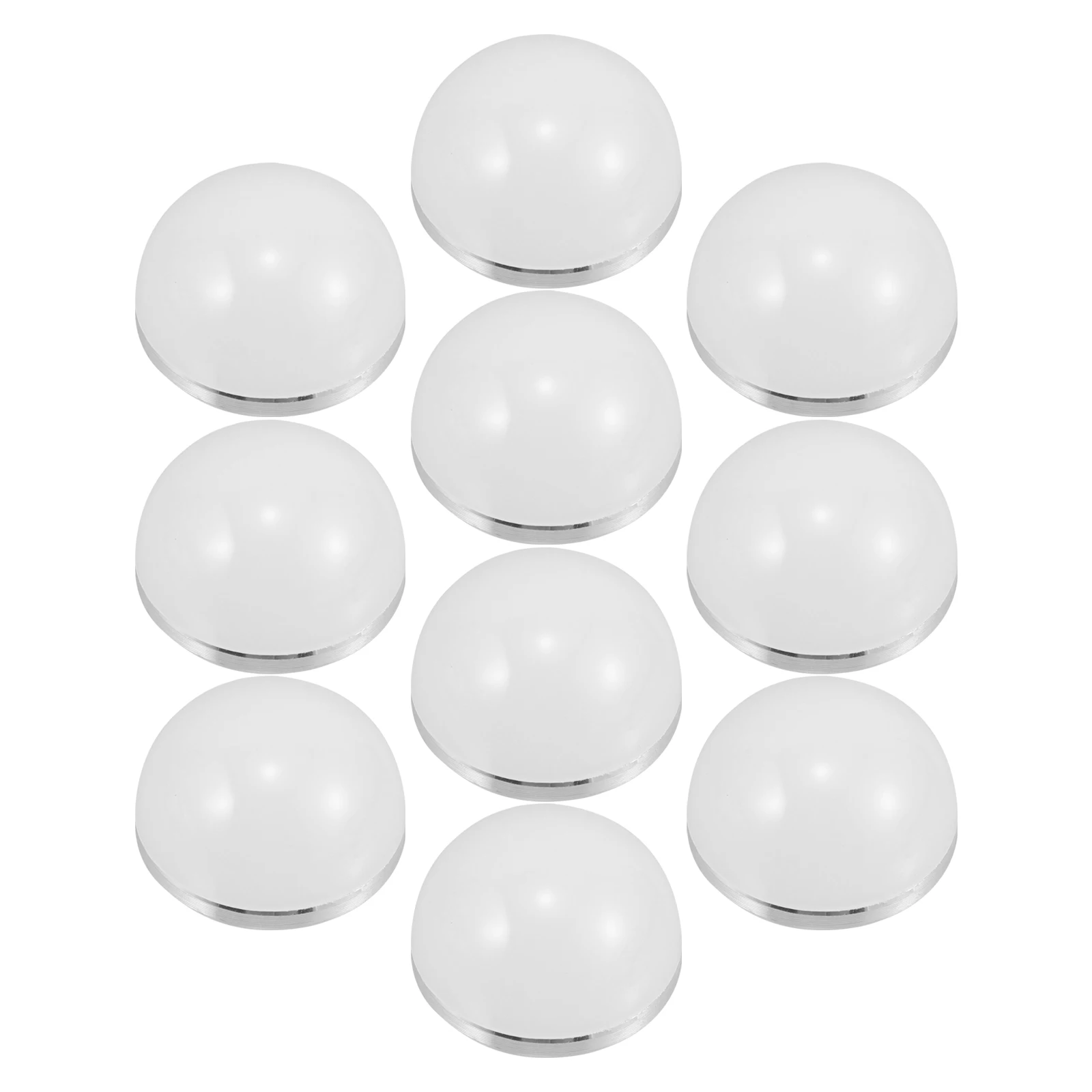 

10 Pcs Lamp Shade Cover Circular White Globes Vanity Mirror Lighting Bedroom Bathroom Globes Lamp Shades Replacement