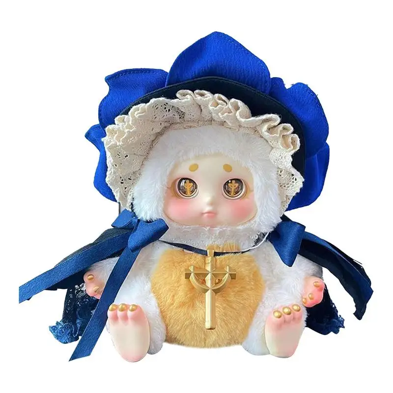 Cartoon Style Plush Toy Cute Cartoon Toys Doll Cartoon Plush Girl Plush Figure Toy Cartoon Stuffed Dolls For Backpack Kids