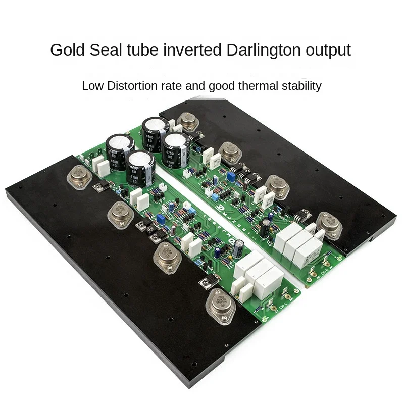 Mj2001 180w Gold Seal Darlington Tube Mj11032 / Mj11033 + On Push Tube Mje15032/mje15033 Fever Class A Amplifier Board