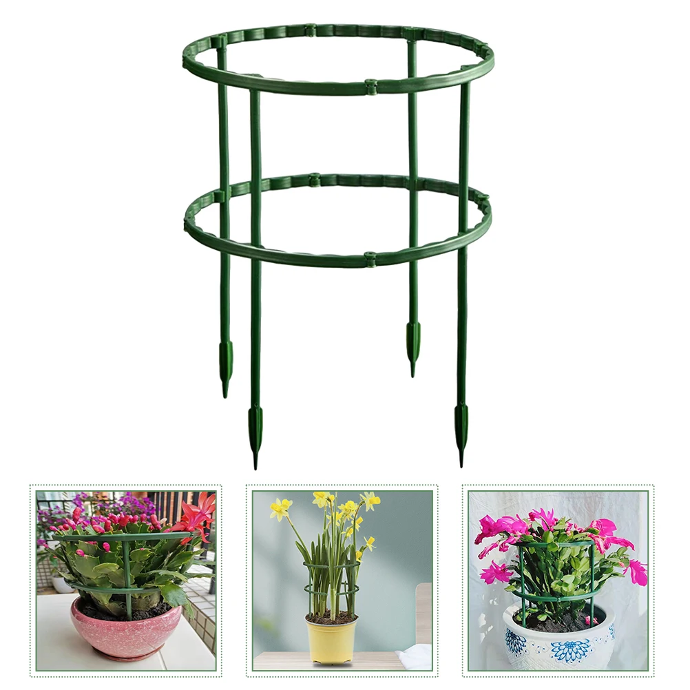 

1 Set Plastic Plant Support Bracket Climbing Vines Growth Frame Garden Potted Flower Plants Support Stand Rack For Greenhouse