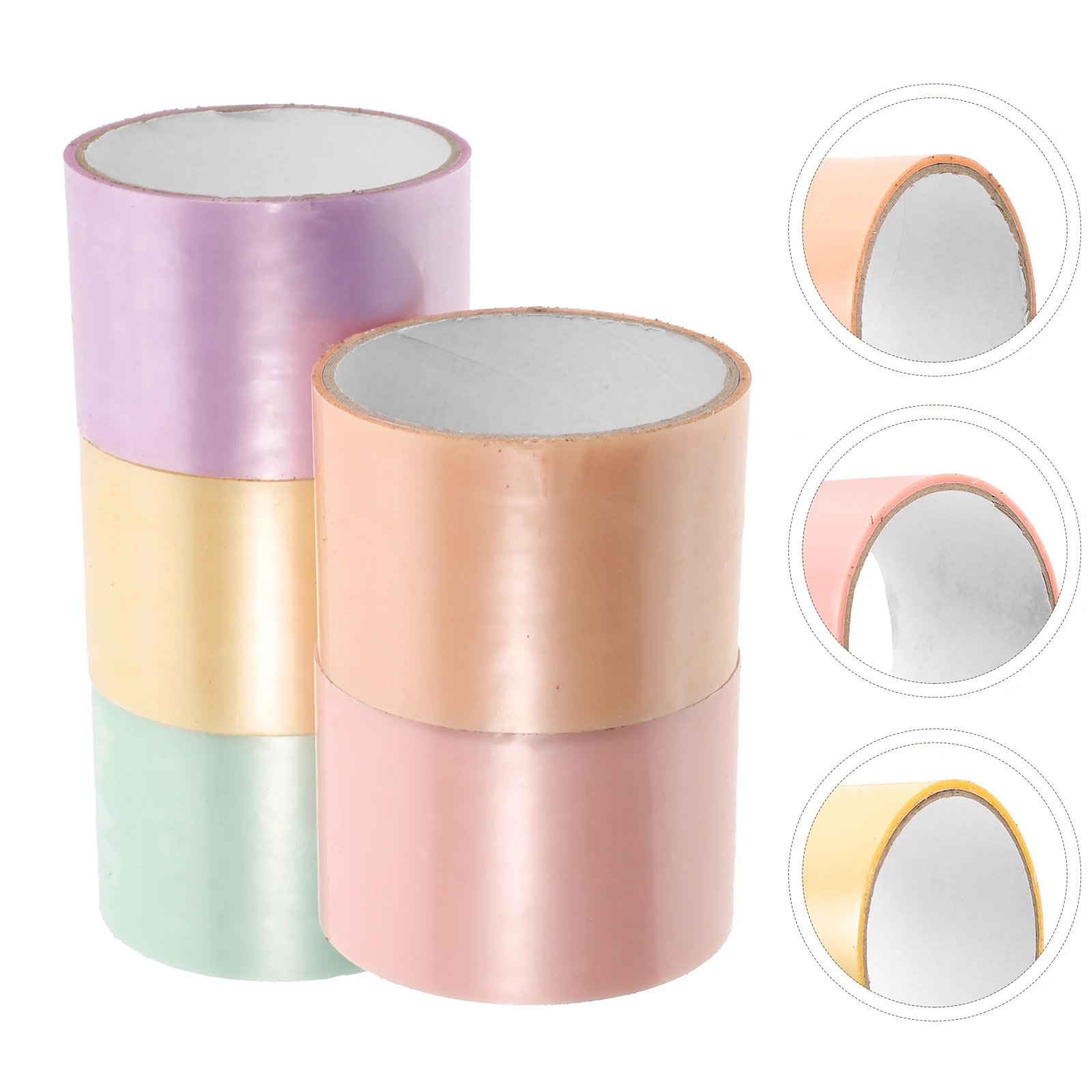 5 Rolls High Tensile Strength Tape Adhesive Roller Aldult Funny Sticky Ball Plastic Rolling