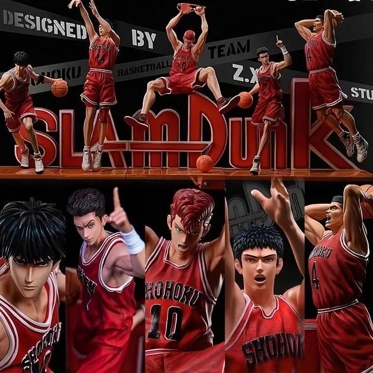 

Slam Dunk Master Complete Set Of Handwork Shonbei Five Tiger Sakuragi Akagi Miyagi Rukawa Maple Mitsui Shou Decoration Model Toy