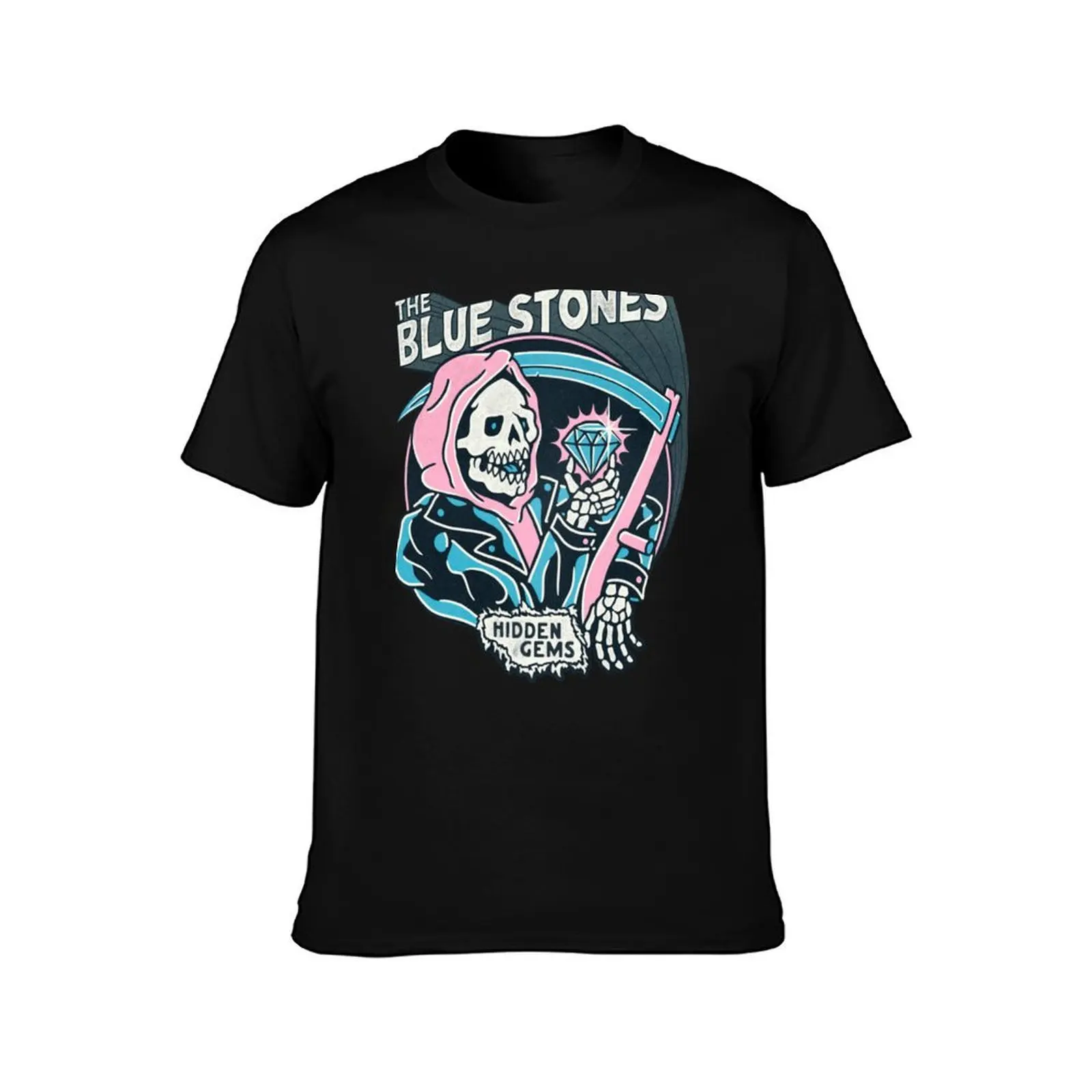 The blue stones - Hidden Gems - logo T-Shirt Soft Lightweight Cotton T-Shirt