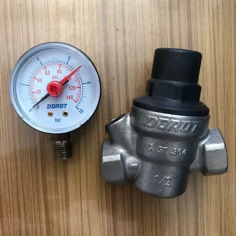 Hot Sale Imported adjustable stainless steel pressure reducing valve D06E household tap water pressure reducing valve DOROT