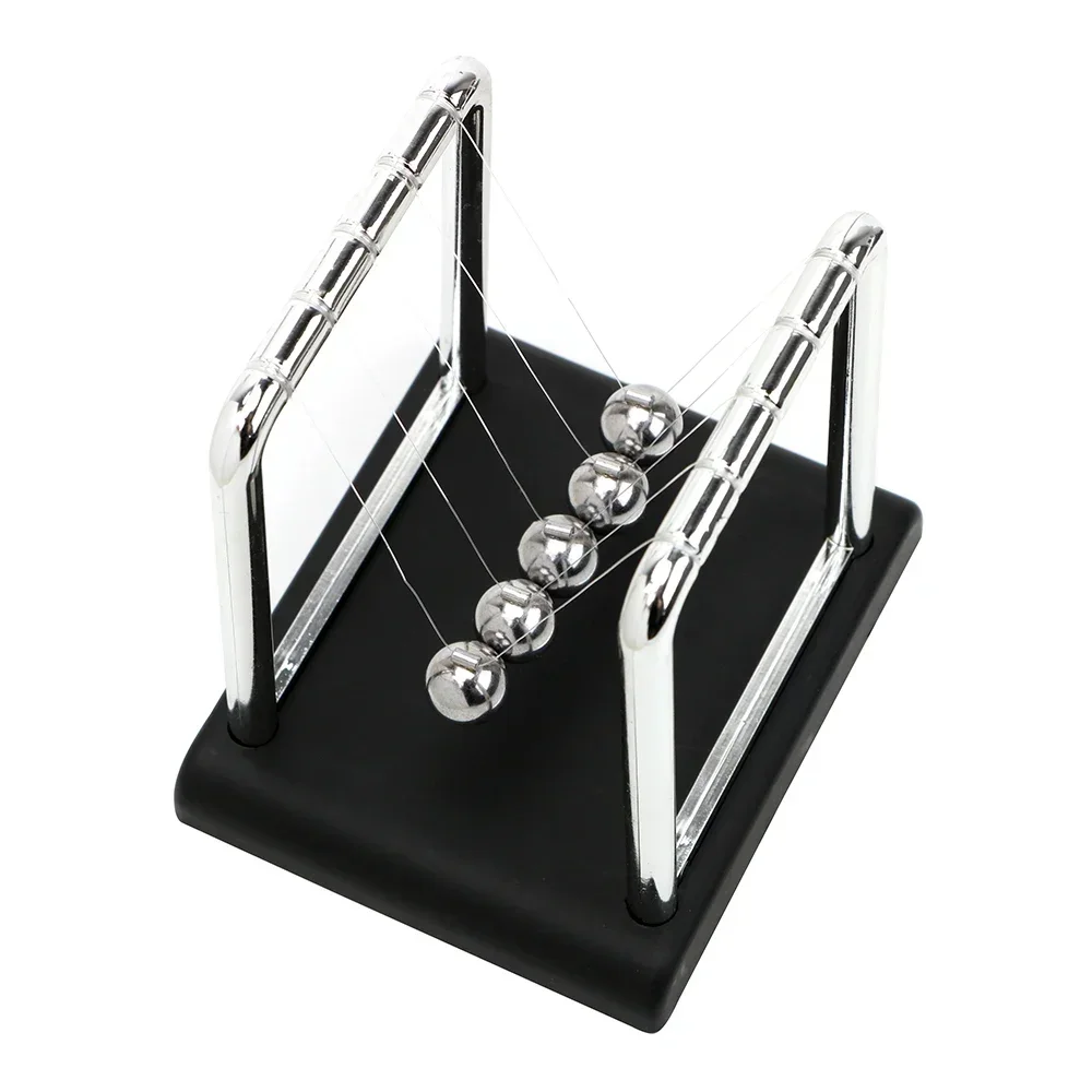 2025 Newton Cradle Balance Steel Balls School Teaching Supplies Physics Science Pendulum Desk Toy Gifts Home Decoration