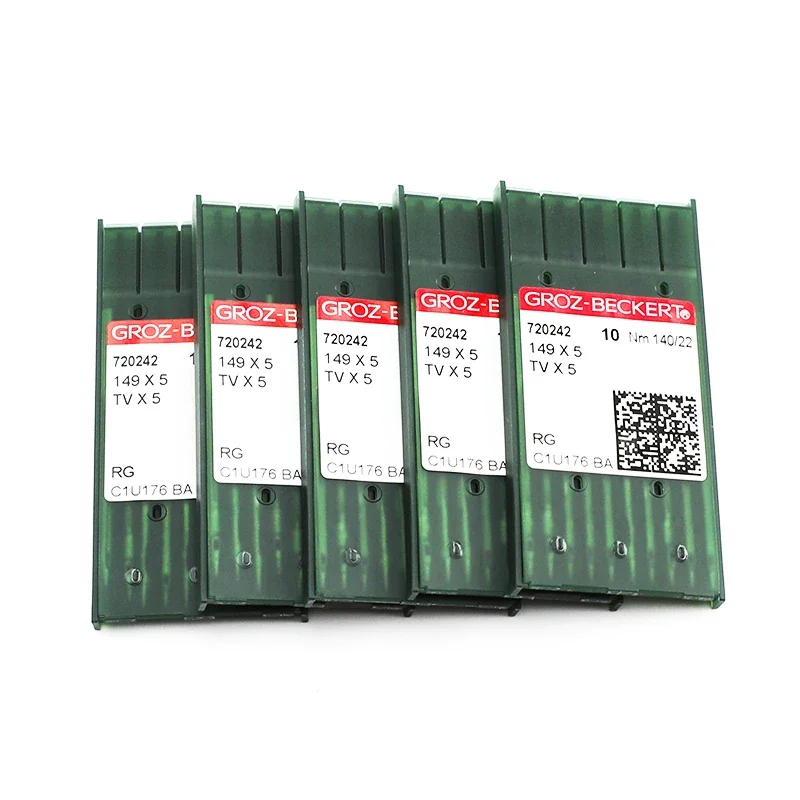50 PCS TVX5 Groz-Beckert Needle 62X45 149X5 For Double Needle Chain Stitch Sewing Machine SY4107