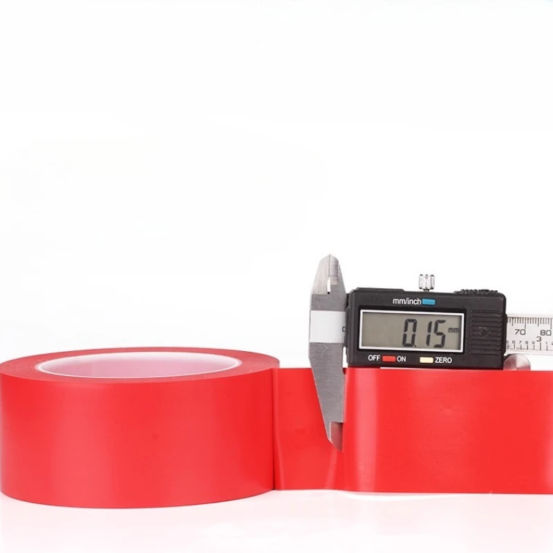 Pita Peringatan PVC 33 Meter, Lantai, Viskositas Tinggi, Tahan Air, Bengkel, Gudang, Penandaan, Merah Putih Kuning Biru Hijau