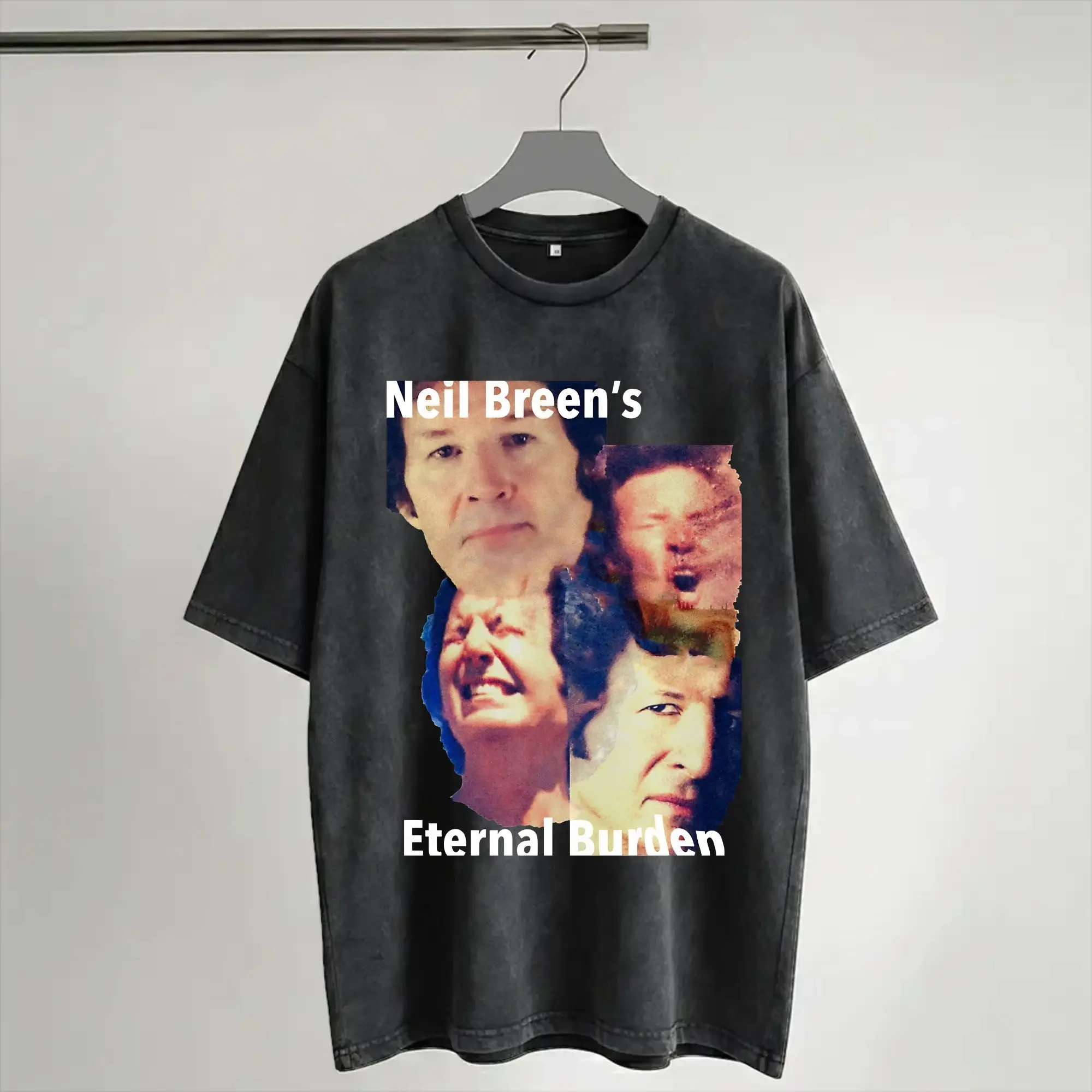 Harajuku Washed Shirts Neil Breen_s Eternal Burden Breakings Bads  Merch Vintage T-Shirts Oversize  Streetwear Short Sleeve