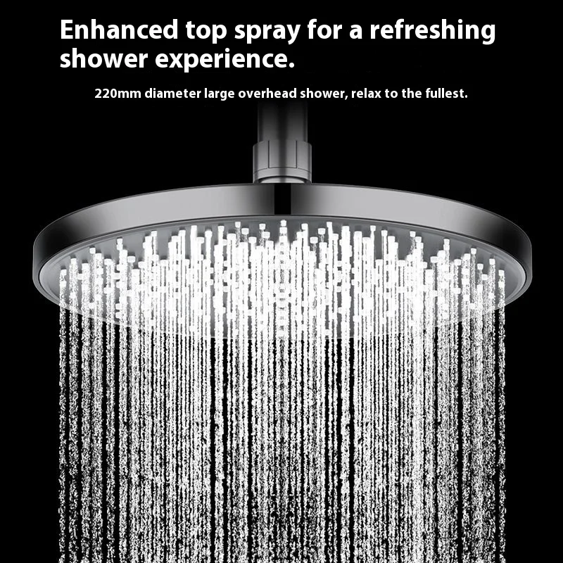 

Overhead shower head, shower pressure-increasing single-head shower, lotus shower head, bathroom