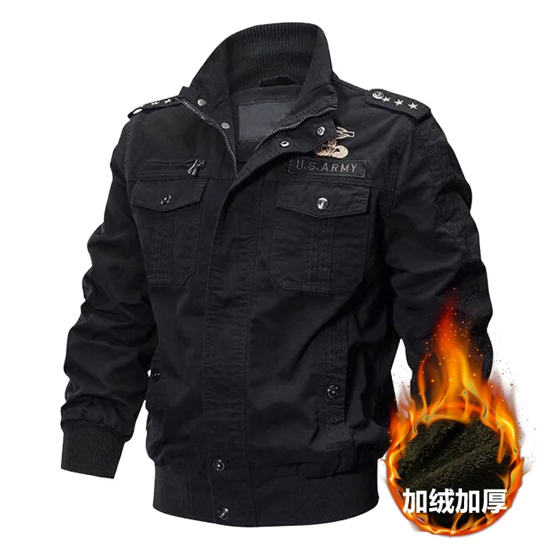 Militair Jasje Mannen Wwii Duits Uniform Militair Tactisch Kleding Voor Mannen Winter Thermische Jas Werkkleding Heren Heavy Duty