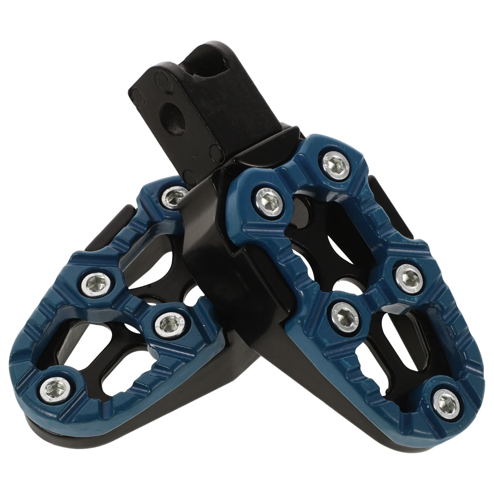 

2pcs Aluminum Alloy Foot Pegs Universal Motorcycle Footpegs For Dirt Pit Bike Mini Bike Off Road Pedal Replacement Easy